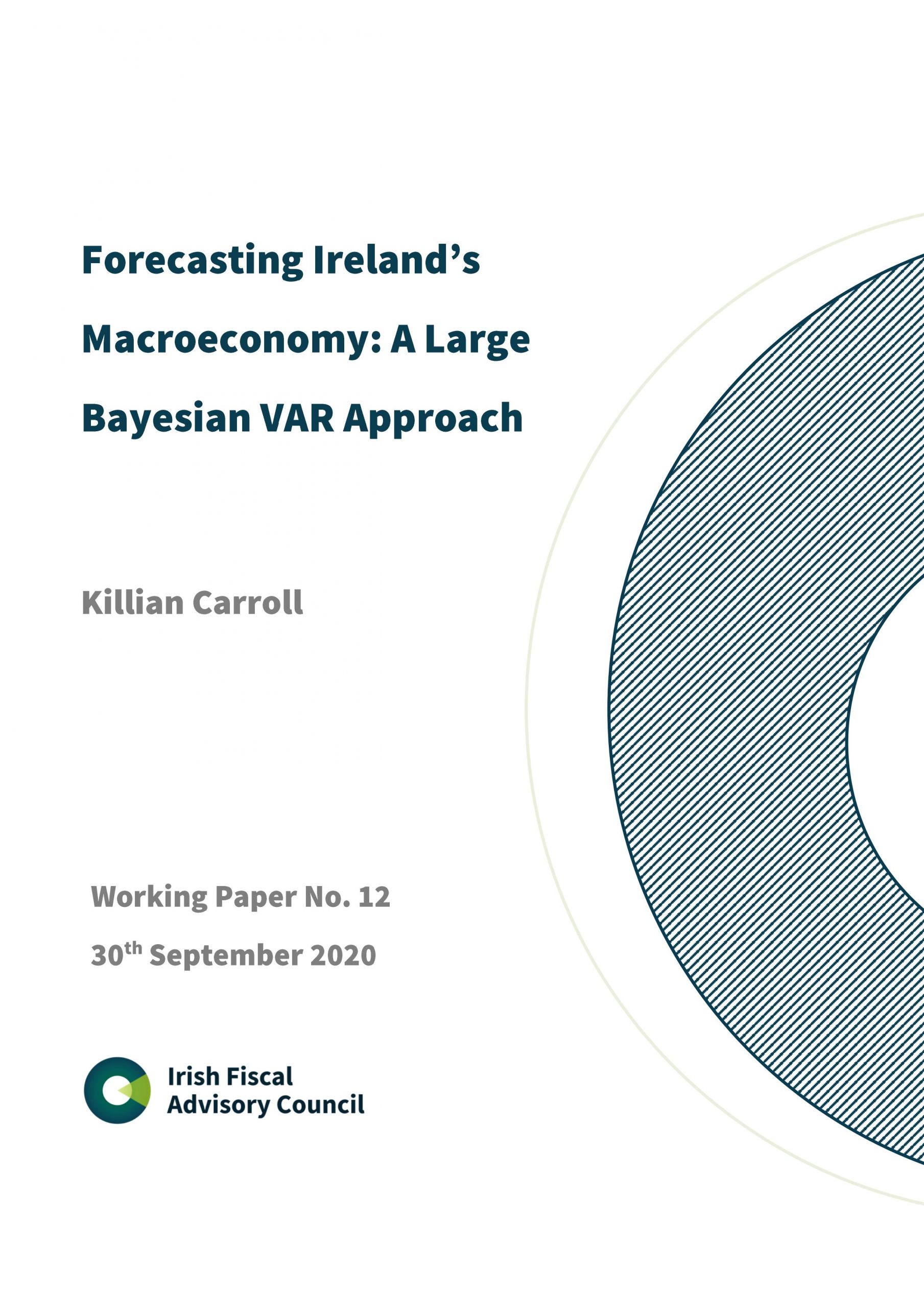 Working Paper No. 12. Forecasting Ireland's Macroeconomy: A Large Bayesian VAR Approach 